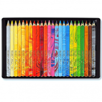 Набор цветных карандашей "Magic" 23+1 цв., метал. кор.